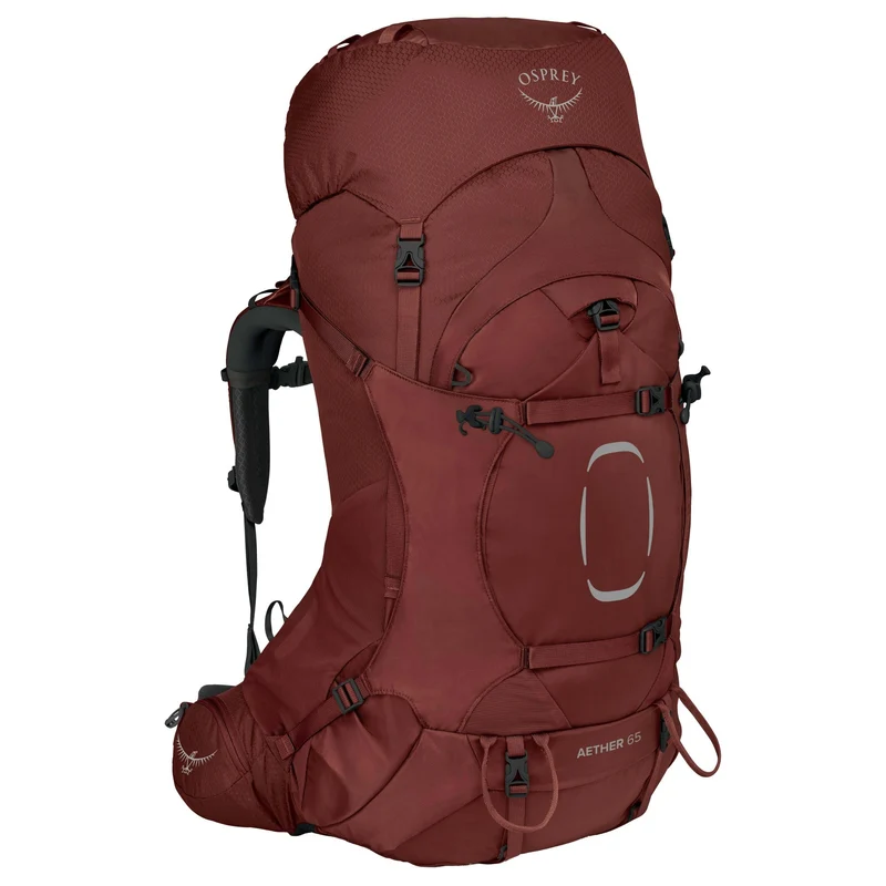 Osprey Aether 65 L/XL - Mochila de trekking 80 cm (deep acorn red)