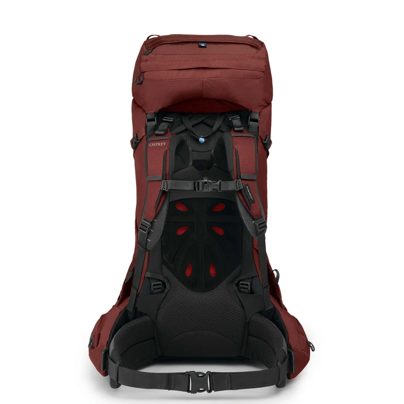 Osprey Aether 55 S/M - Mochila de trekking 78 cm (acorn red, S/M)