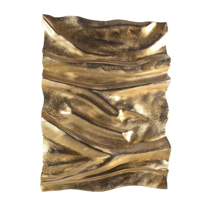 Undulate Outdoor Gold Wall Panel