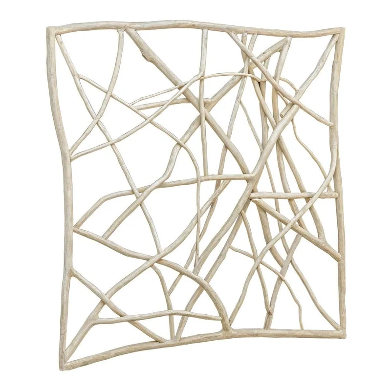 Tangled Up Outdoor Teak Wall Decor