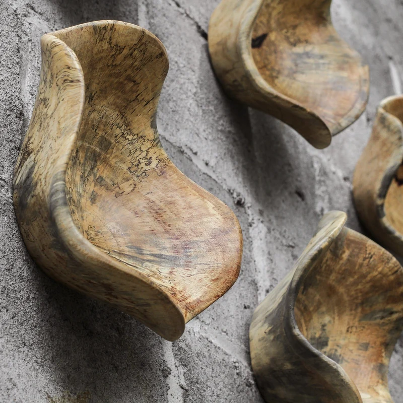 Tamarine Wood Wall Art - Set of 3