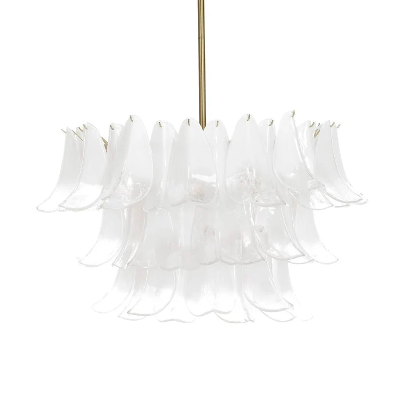 White Lotus 10 Light Pendant