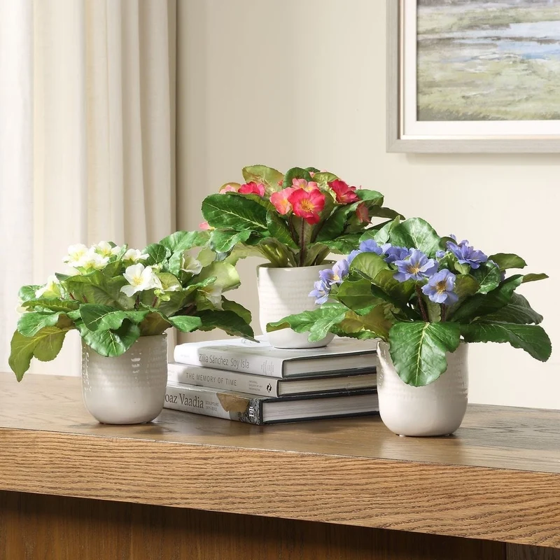 Trilogy Primrose Accents In Vases Set of 3
