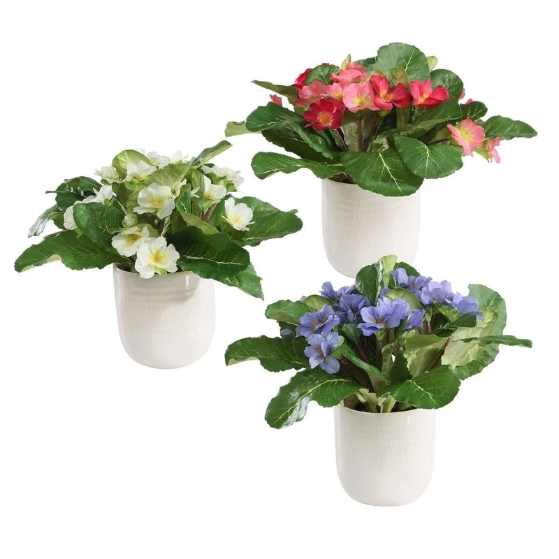 Trilogy Primrose Accents In Vases Set of 3