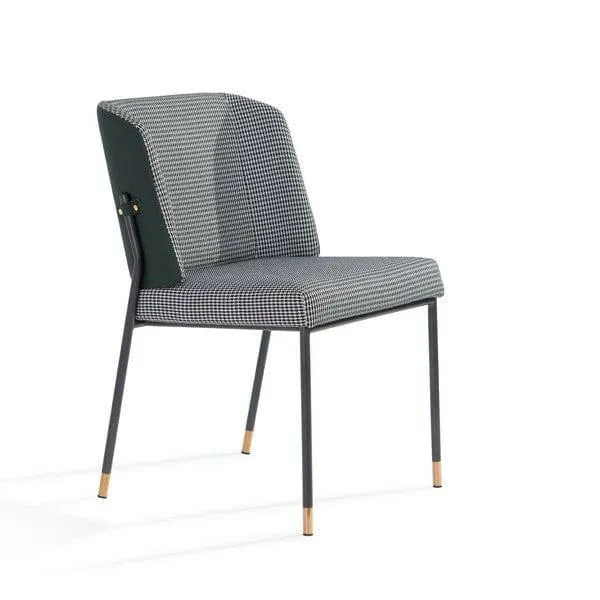 Victor Dining Chair - Houndstooth - Set of 2 | OUTLET