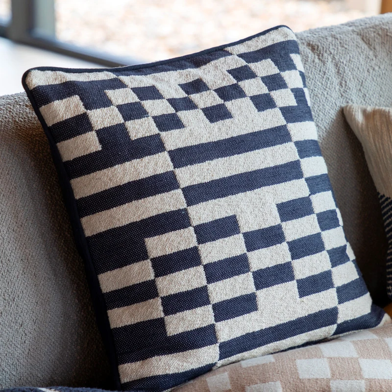 Lohko Woven Cushion Ink | OUTLET