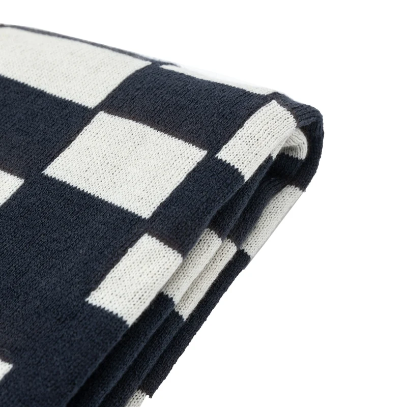 Lohko Knitted Throw Ink| OUTLET
