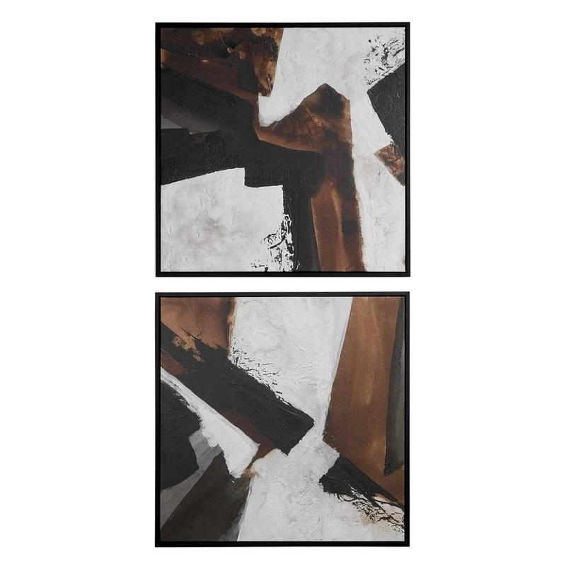Tactile Inspiration Framed Abstract Art, Set of 2
