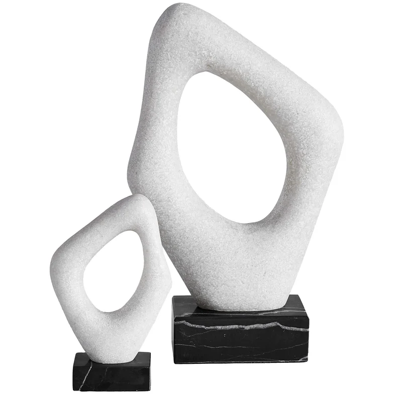 Stone Cavern Sculptures, Set of 2