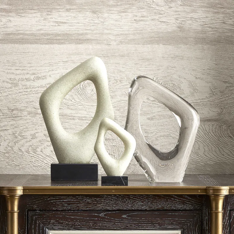 Stone Cavern Sculptures, Set of 2