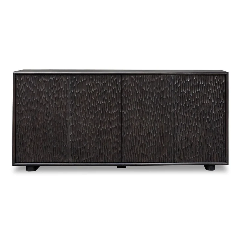 Stevenson Chiseled 4 Door Cabinet