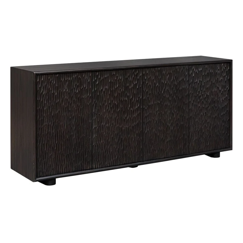 Stevenson Chiseled 4 Door Cabinet