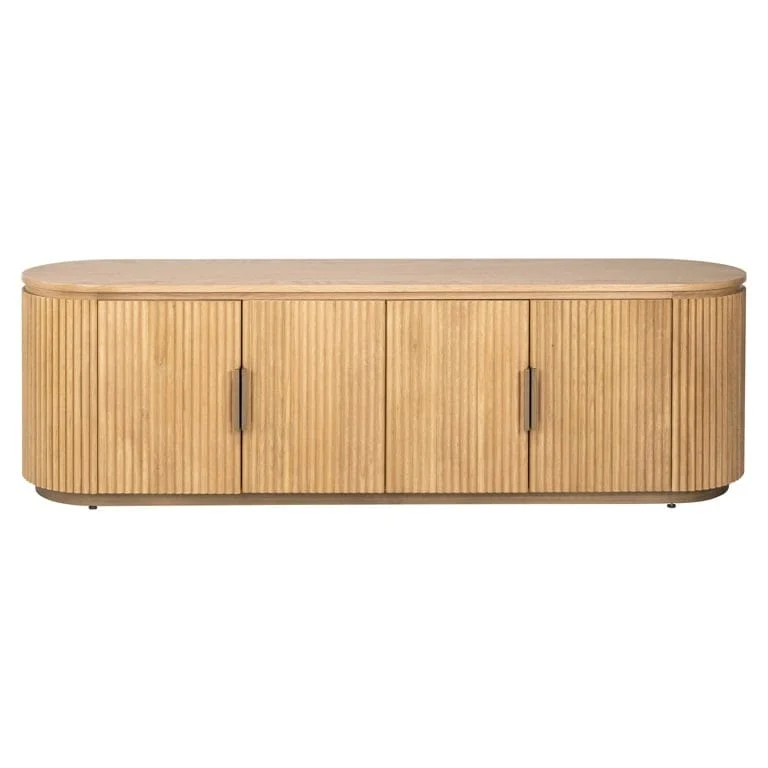 TV cabinet Belfort 4-doors (Natural oak) OUTLET