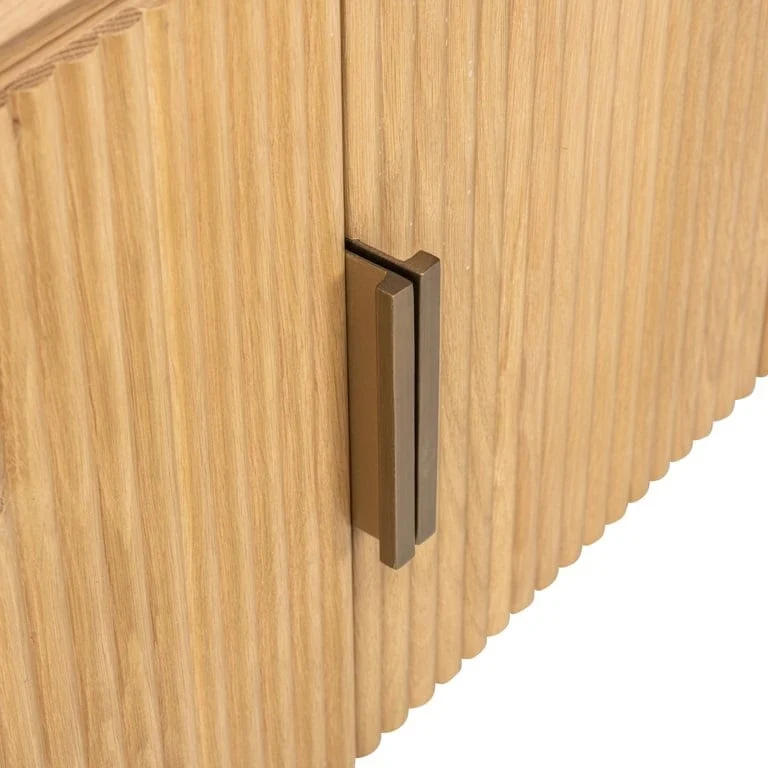 TV cabinet Belfort 4-doors (Natural oak) OUTLET