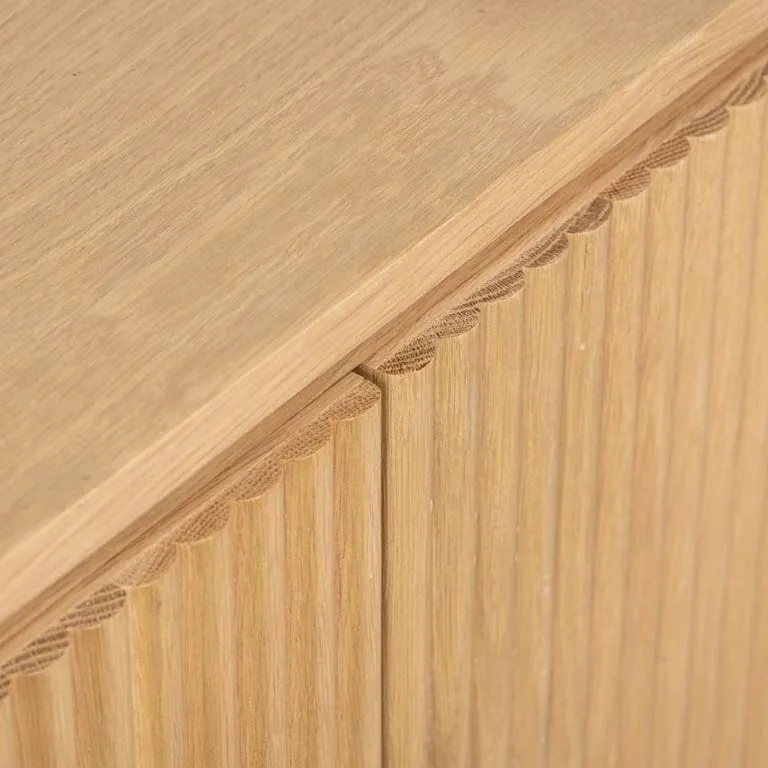 TV cabinet Belfort 4-doors (Natural oak) OUTLET