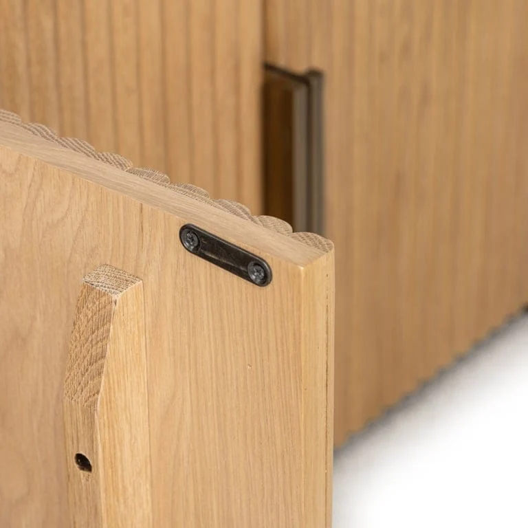 TV cabinet Belfort 4-doors (Natural oak) OUTLET