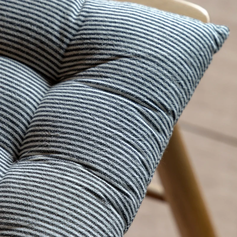 Windsor Woven Stripe Seatpad Ink Blue | OUTLET