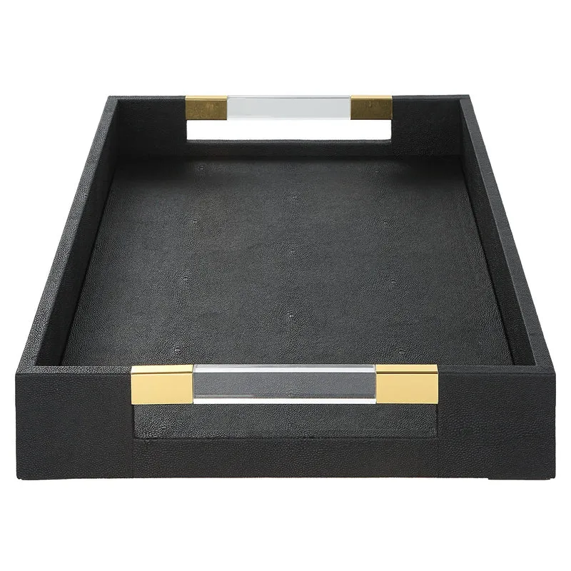 Wessex Black Shagreen Tray
