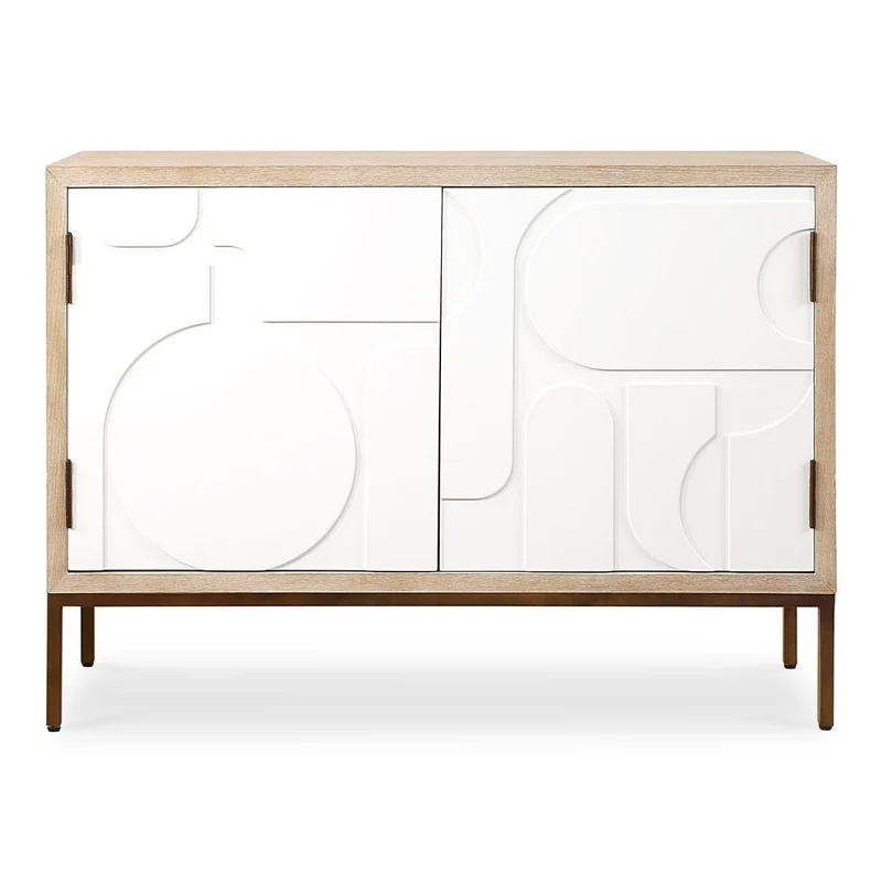Weimar 2 Door White Cabinet