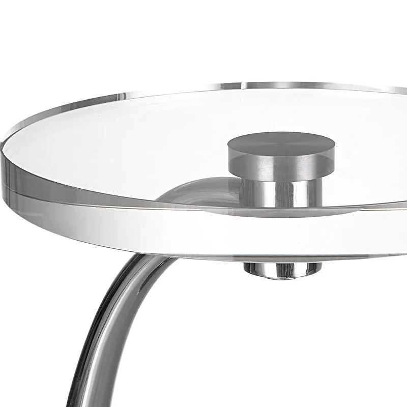 Waveney Nickel Drink Table