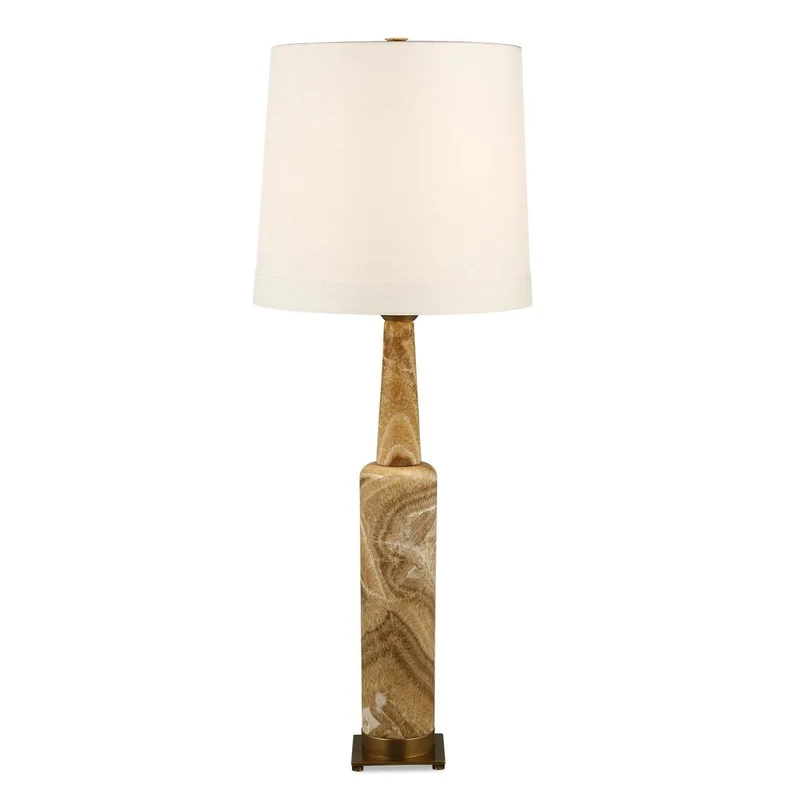 Statuesque Table Lamp - Latte Onyx