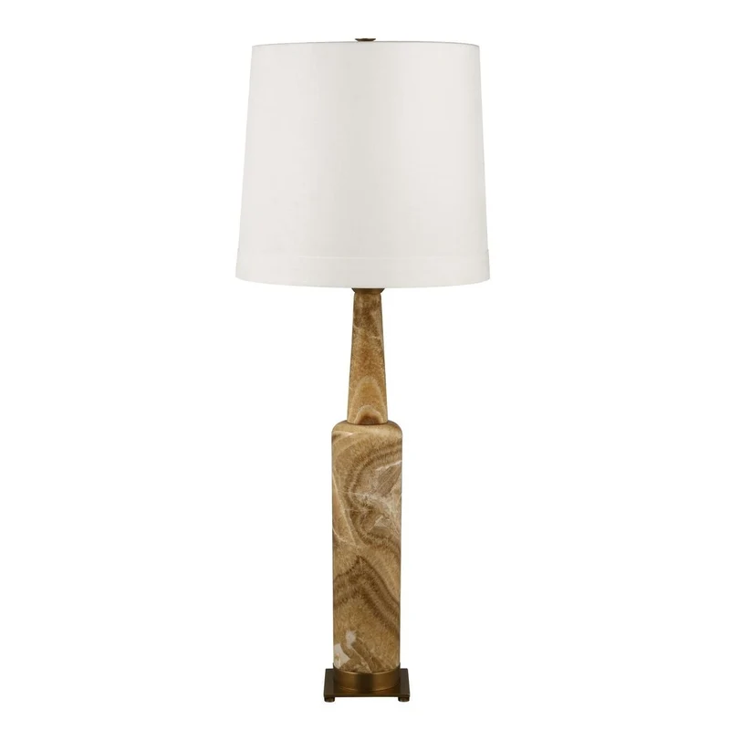 Statuesque Table Lamp - Latte Onyx