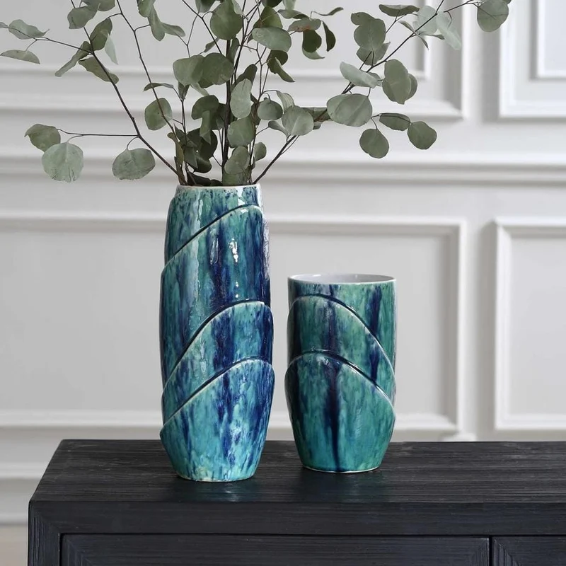 Tranquil Duo, Vases Set of 2