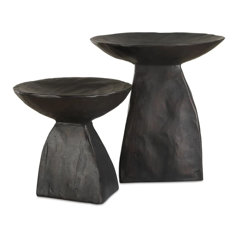 Shadow Pedestal Bowls - Set of 2