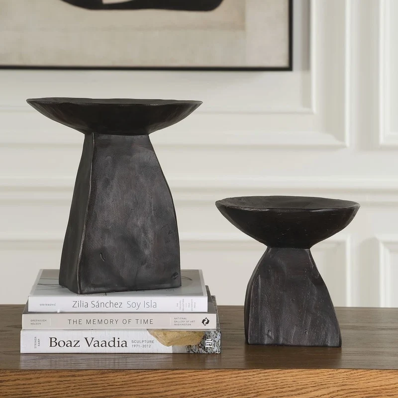 Shadow Pedestal Bowls - Set of 2