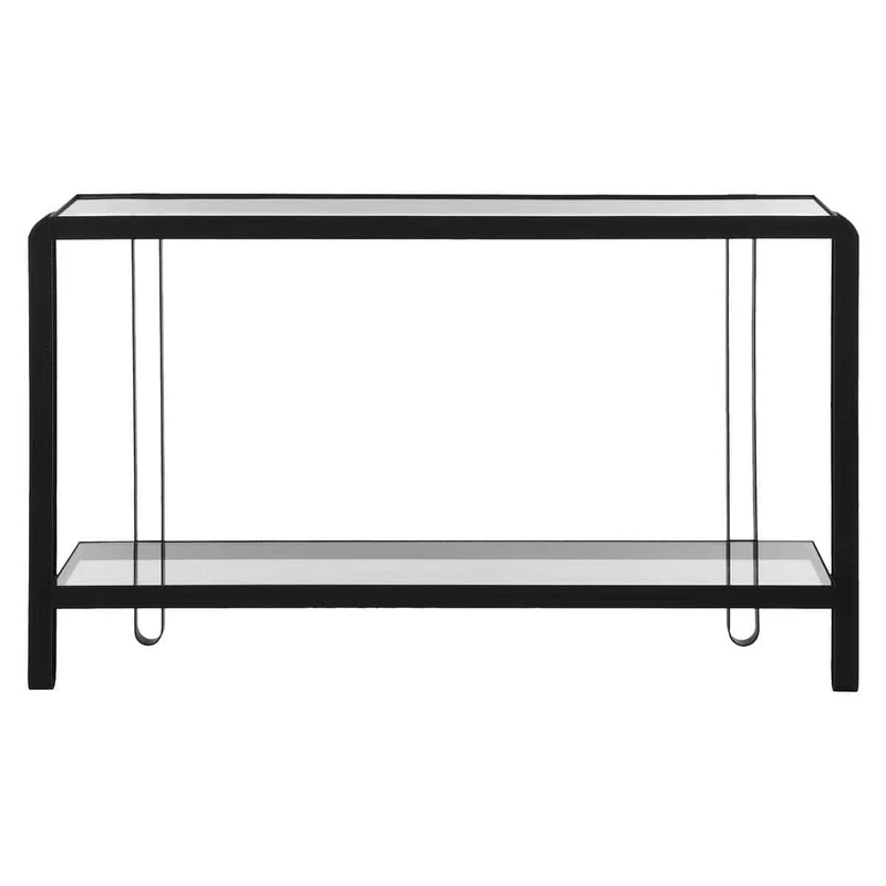 Shadow Black Iron Console Table