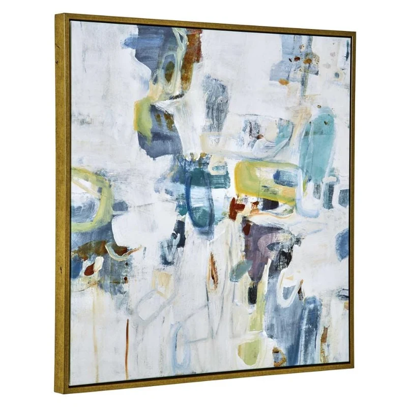 Rolling Onward Framed Abstract Art