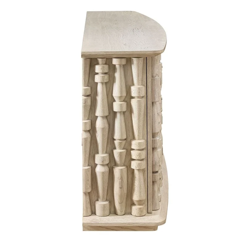 Spindle 4 Door Cabinet