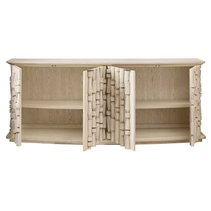 Spindle 4 Door Cabinet