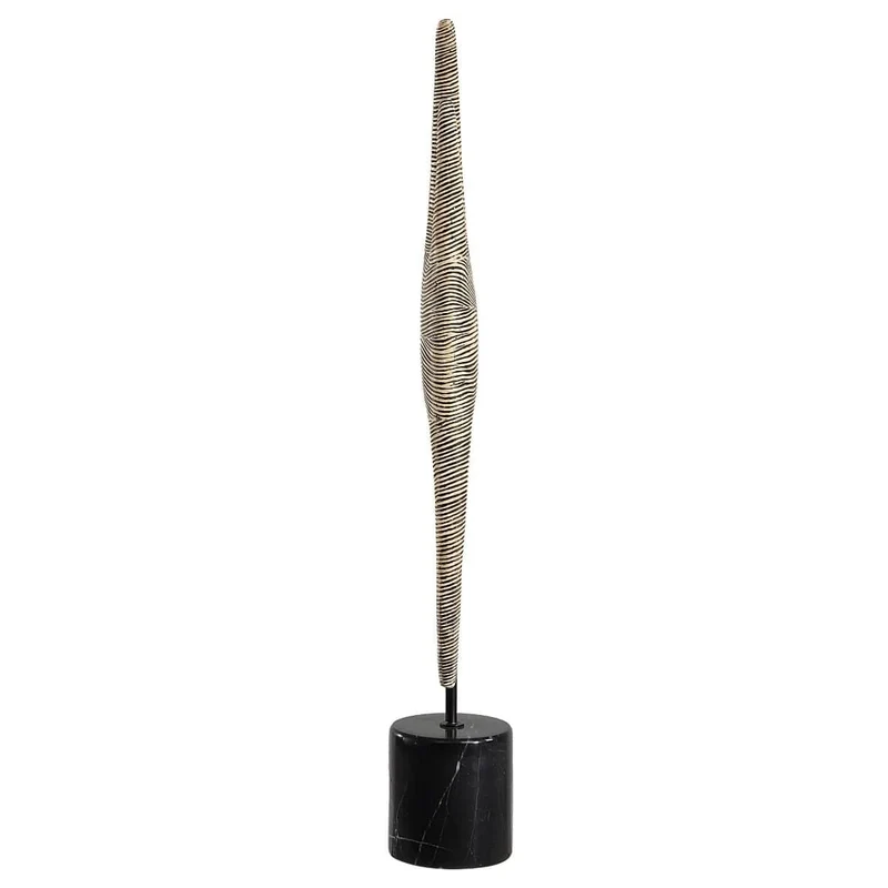Pochette Ribbed Abstract Sculpture