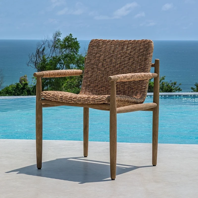 Sumba Flax Outdoor Dining Chair