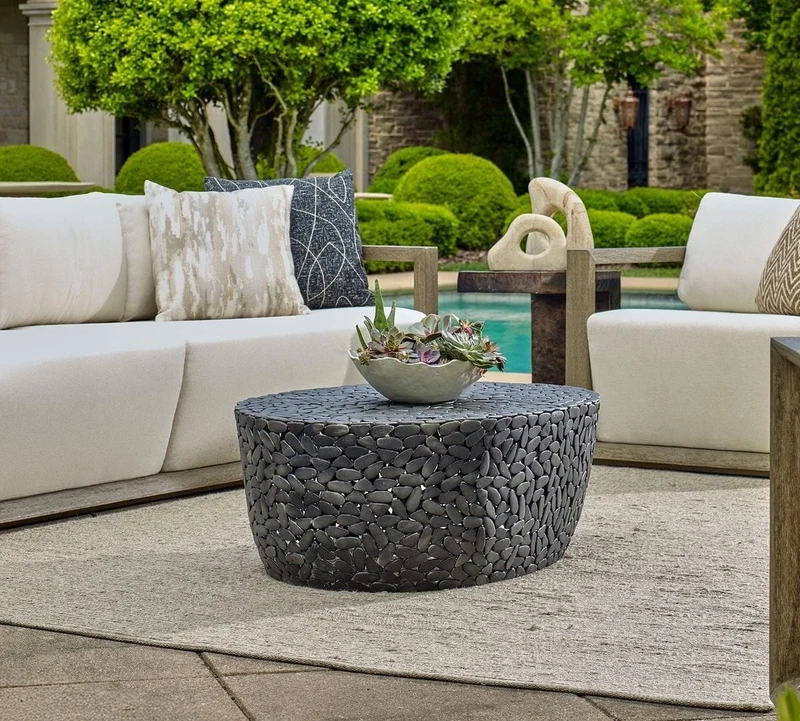 Rivington Outdoor Pebble Coffee Table