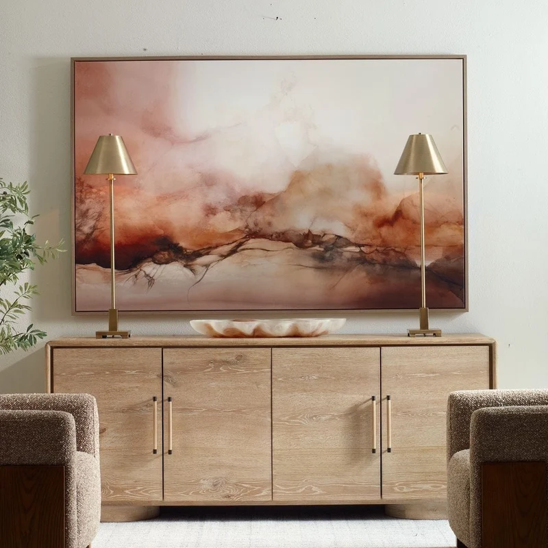 Rise Framed Modern Canvas