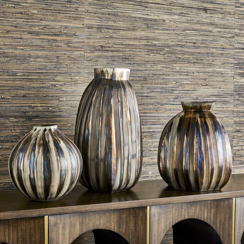 Ripple Vase - Bronze Medium
