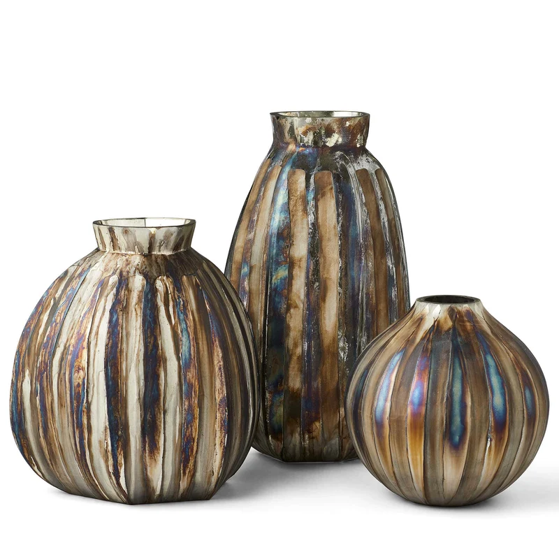 Ripple Vase - Bronze Medium