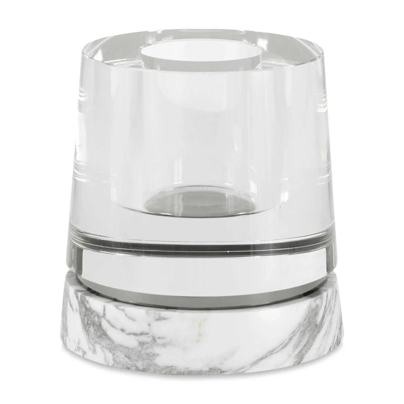Optic Candleholder/Vase - Marble