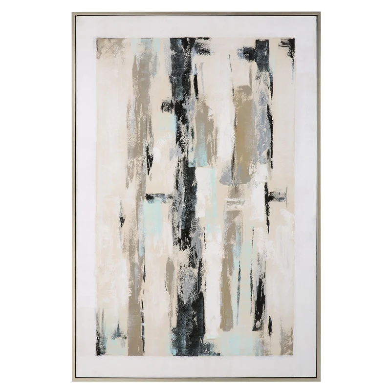 Placidity Hand Painted Abstract Art