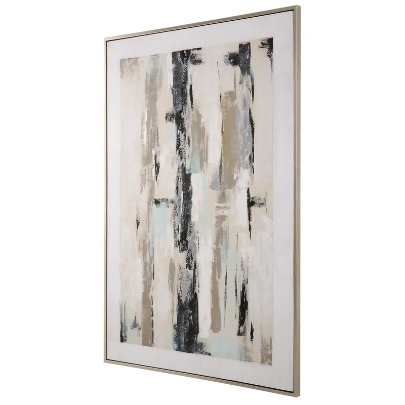 Placidity Hand Painted Abstract Art