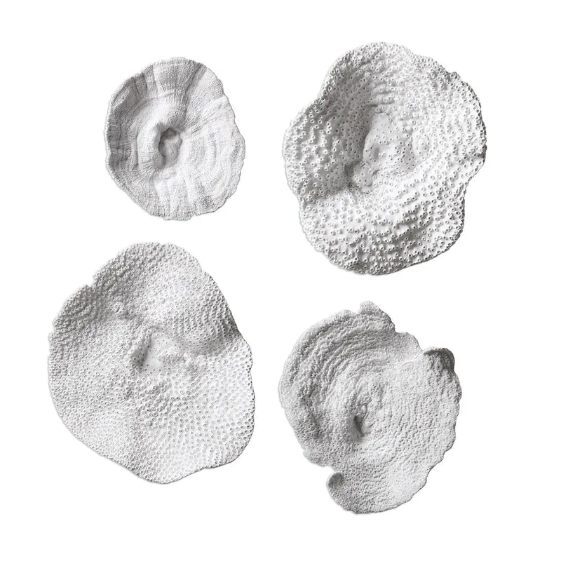 Sea Coral Wall Art - Set of 4