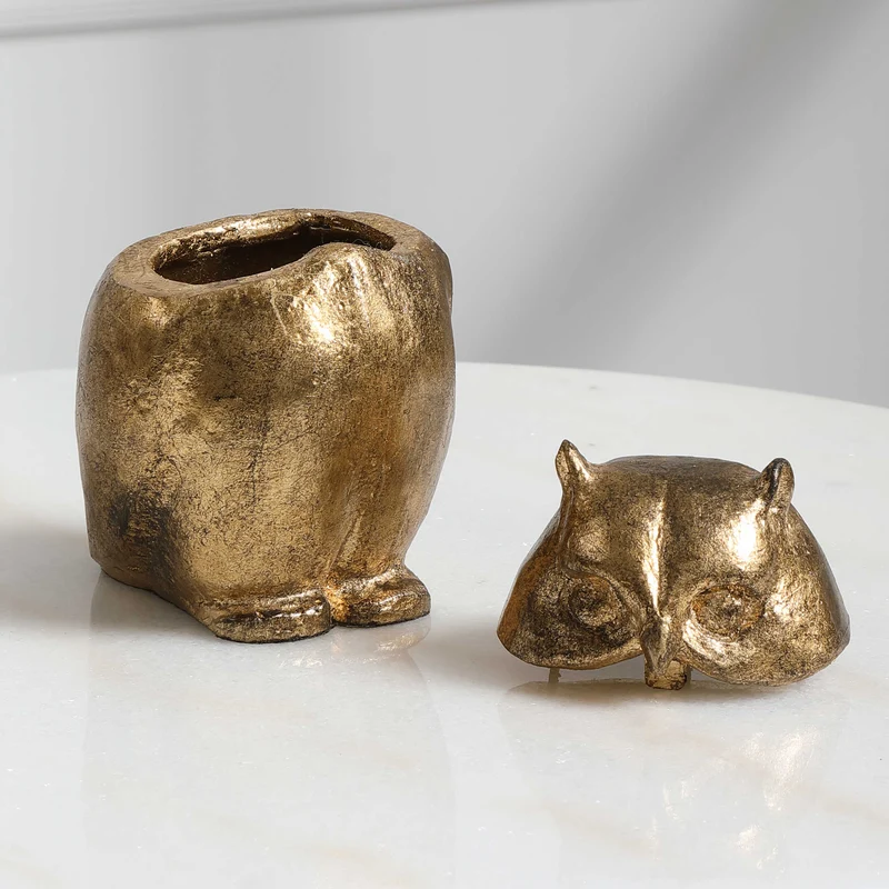 Screech Owl Decorative Storage Box
