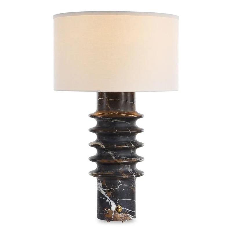 Ring Around Table Lamp in Michelangelo Marble