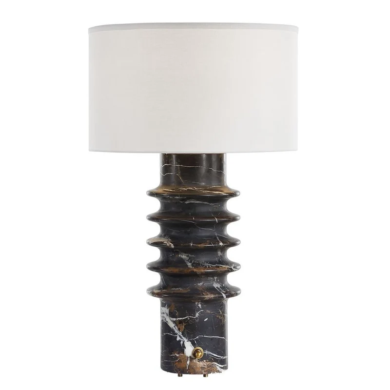 Ring Around Table Lamp in Michelangelo Marble
