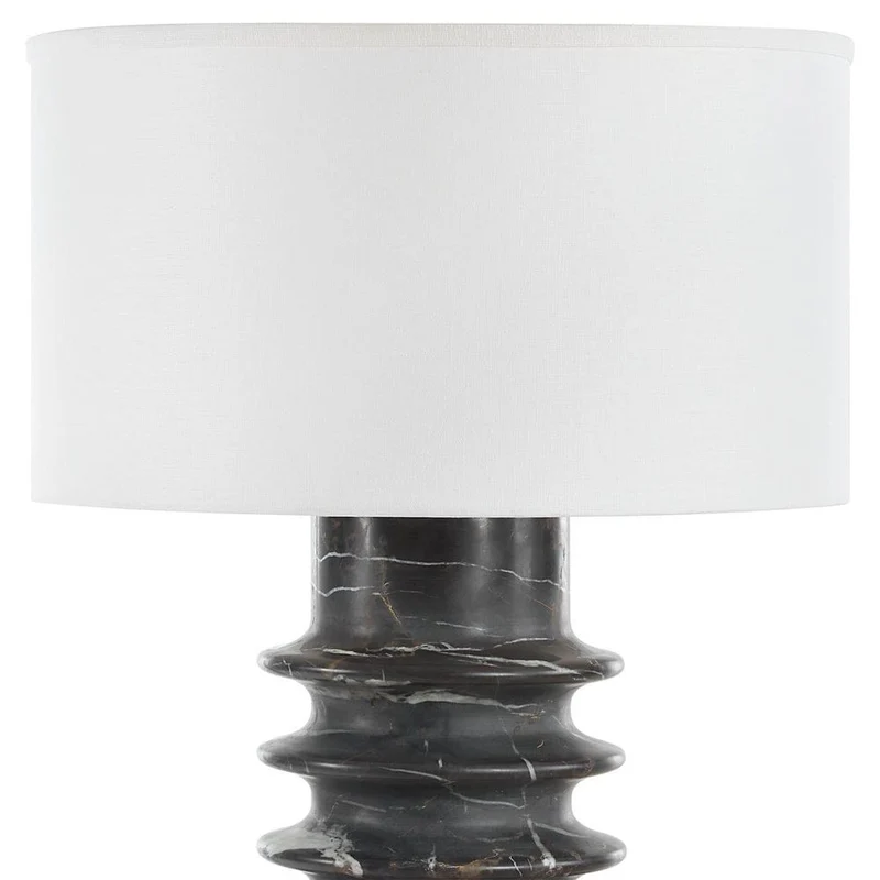 Ring Around Table Lamp in Michelangelo Marble