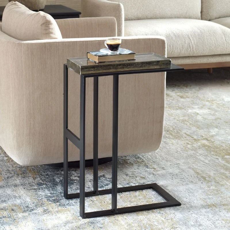 Soma Black Accent Table