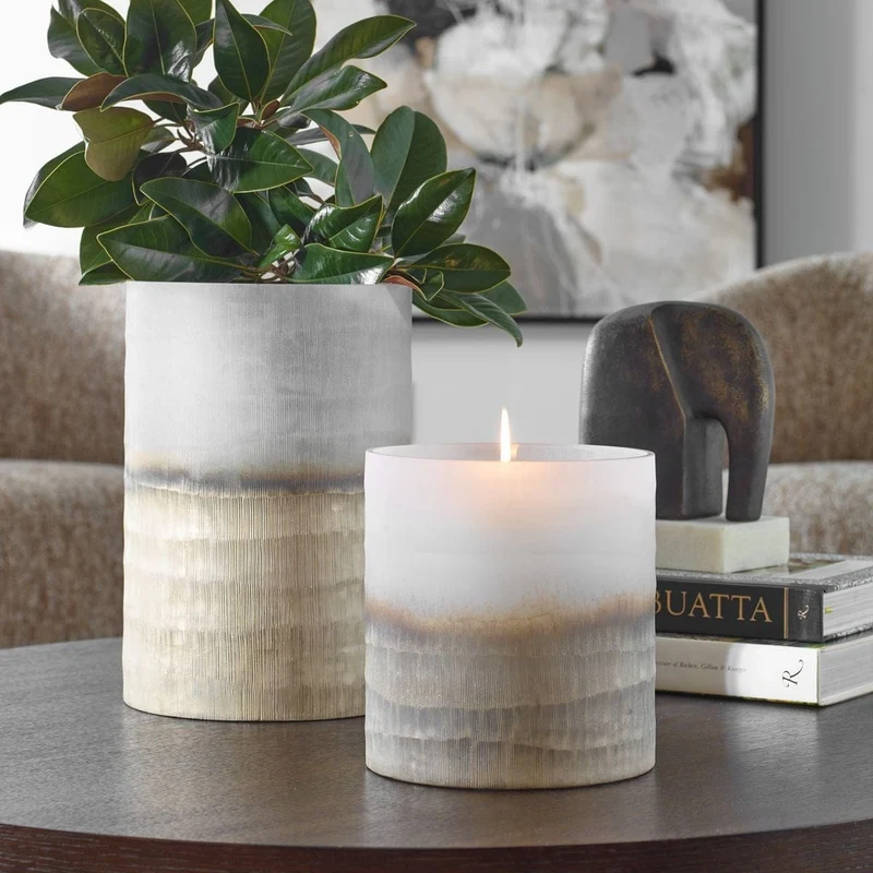 Ombra Modern Vases, Set of 2
