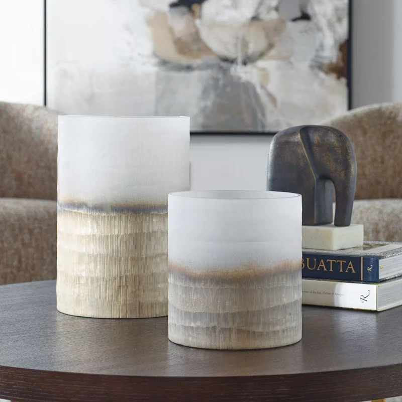 Ombra Modern Vases, Set of 2